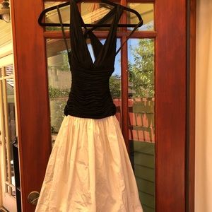 BCBG backless party dress